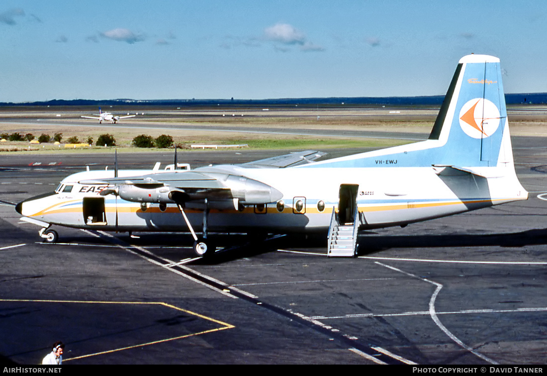 Aircraft Photo of VH-EWJ | Fokker F27-100 Friendship | East-West Airlines | AirHistory.net #39450