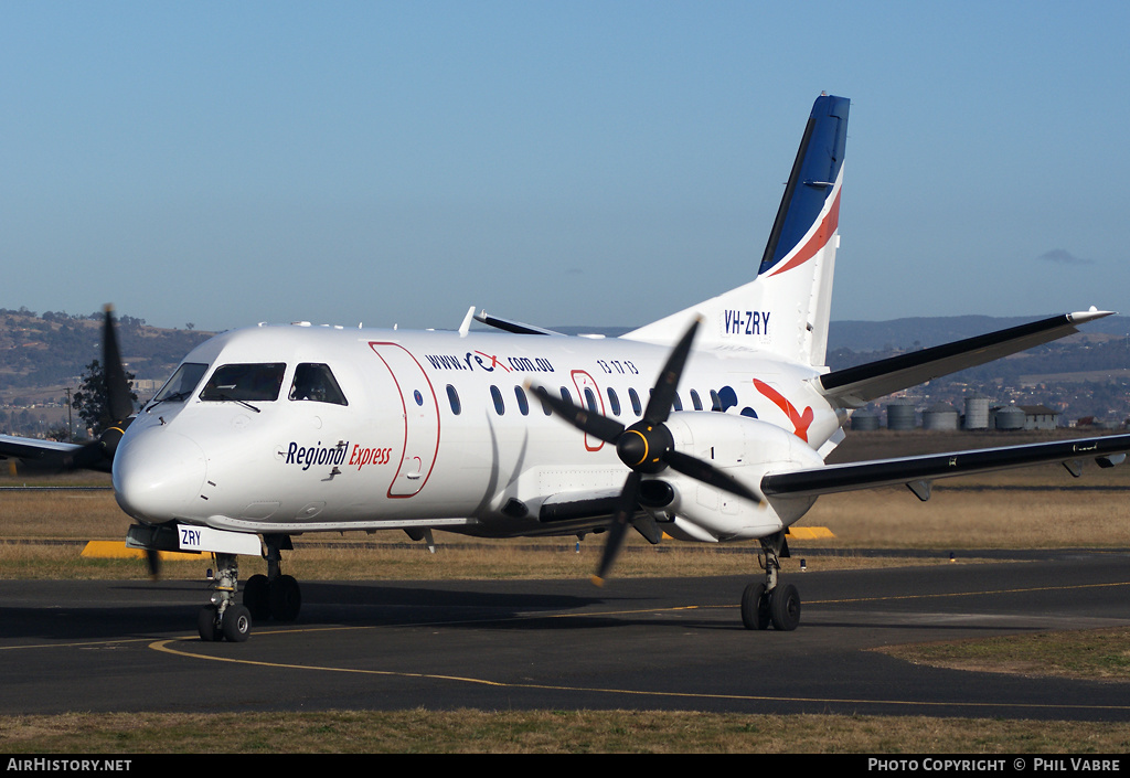 Aircraft Photo of VH-ZRY | Saab 340B | REX - Regional Express | AirHistory.net #39461