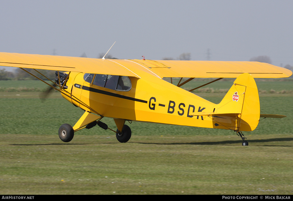 Aircraft Photo of G-BSDK | Piper J-5A Cub Cruiser | AirHistory.net #39464