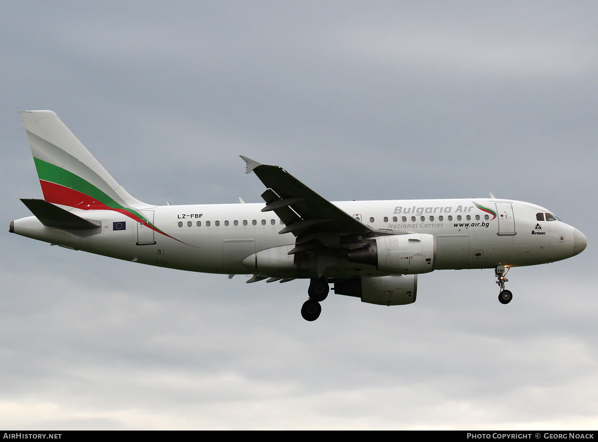 Aircraft Photo of LZ-FBF | Airbus A319-111 | Bulgaria Air | AirHistory.net #39518