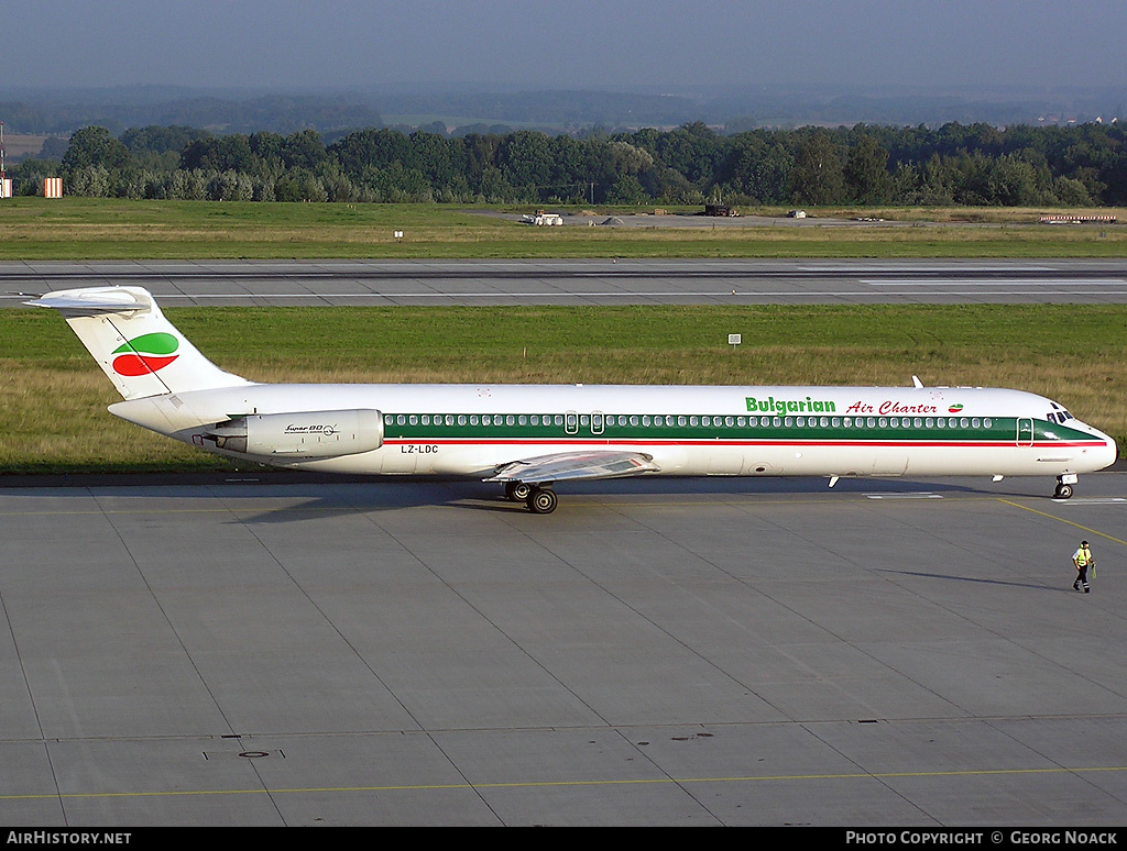 Aircraft Photo of LZ-LDC | McDonnell Douglas MD-82 (DC-9-82) | Bulgarian Air Charter | AirHistory.net #39520