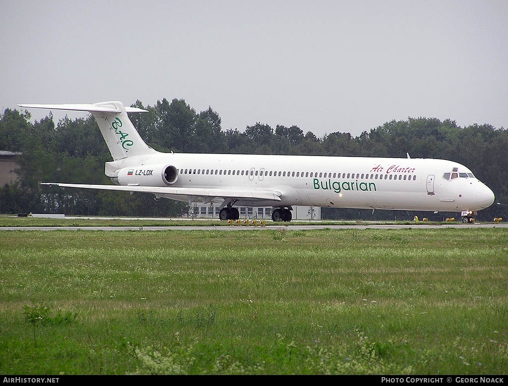 Aircraft Photo of LZ-LDX | McDonnell Douglas MD-83 (DC-9-83) | Bulgarian Air Charter | AirHistory.net #39523