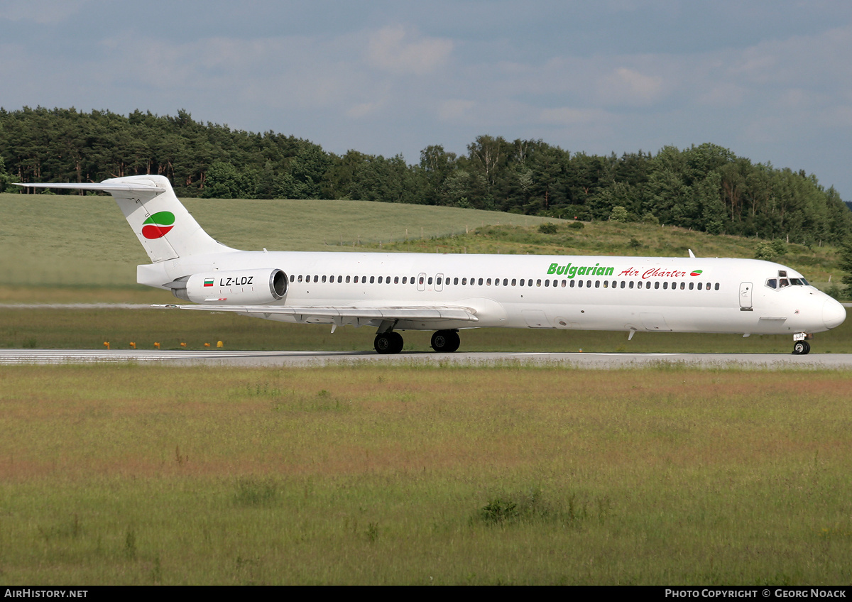 Aircraft Photo of LZ-LDZ | McDonnell Douglas MD-83 (DC-9-83) | Bulgarian Air Charter | AirHistory.net #39524