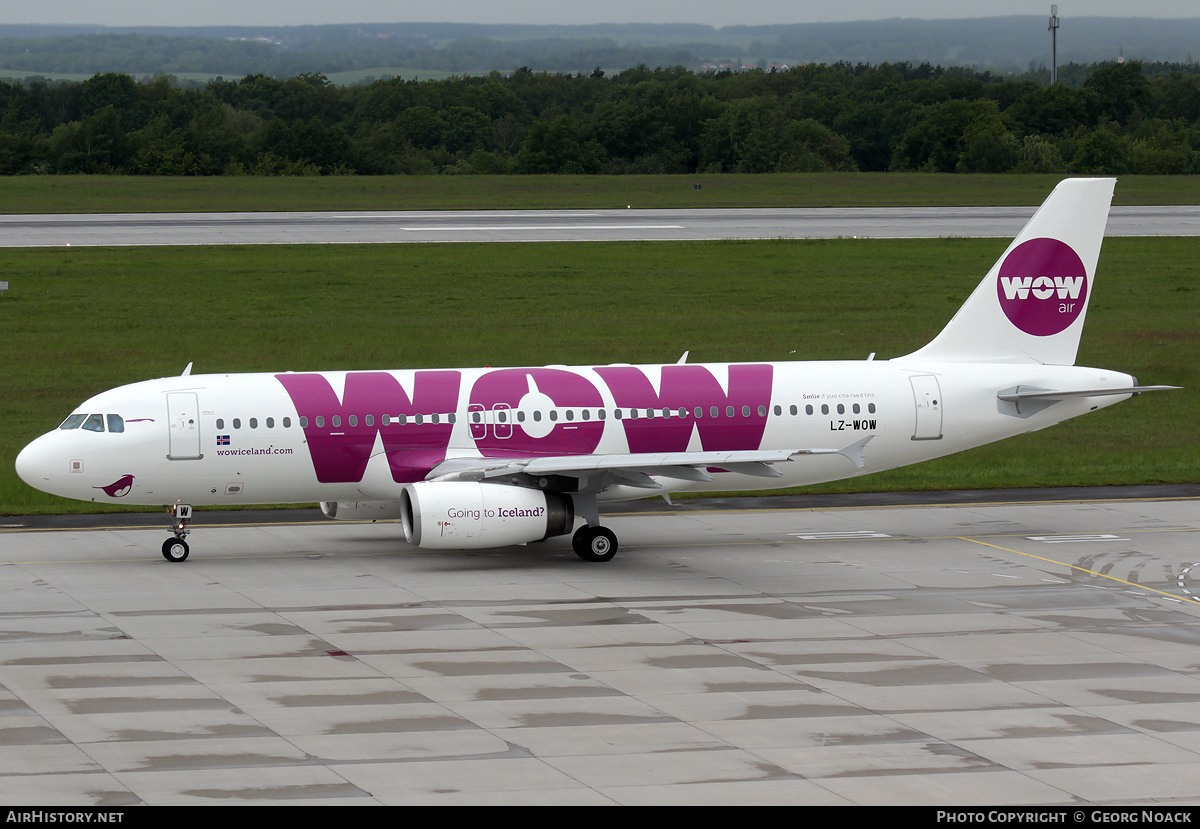 Aircraft Photo of LZ-WOW | Airbus A320-232 | WOW Air | AirHistory.net #39530