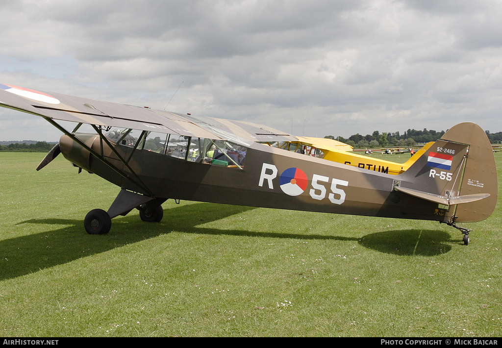 Aircraft Photo of G-BLMI / R-55 | Piper L-18C Super Cub | Netherlands - Air Force | AirHistory.net #39560