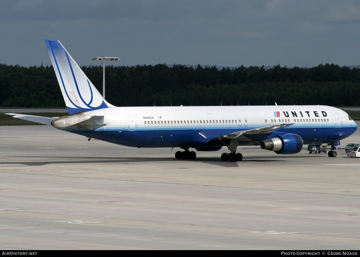 Aircraft Photo of N649UA | Boeing 767-322/ER | United Airlines | AirHistory.net #39589