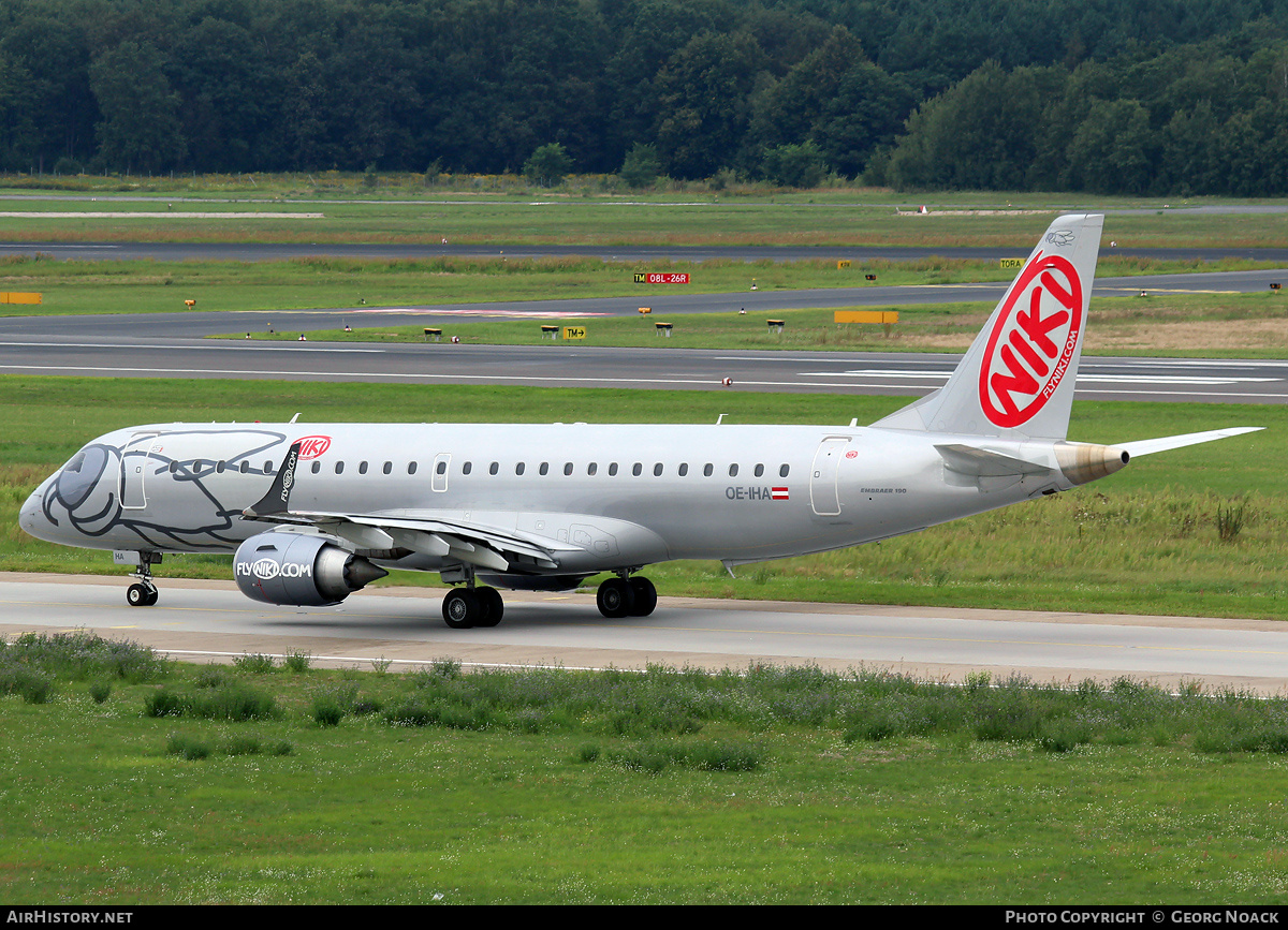 Aircraft Photo of OE-IHA | Embraer 190LR (ERJ-190-100LR) | Niki | AirHistory.net #39679