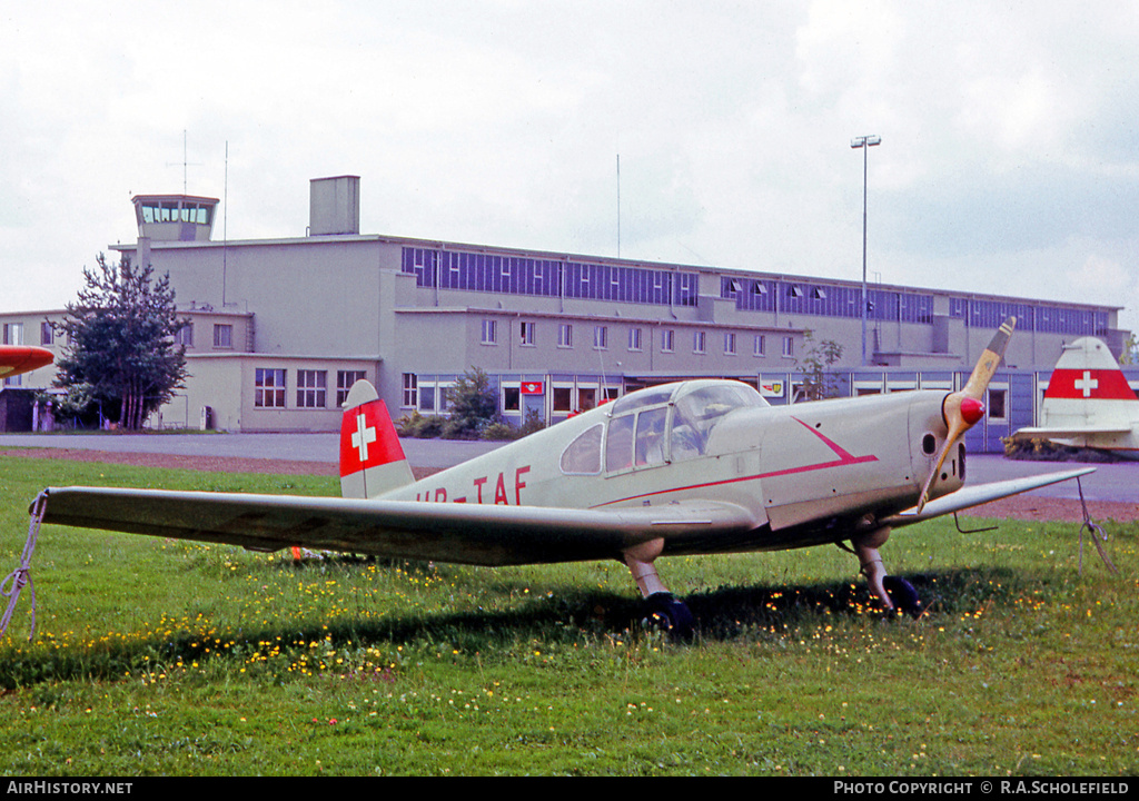 Aircraft Photo of HB-TAF | Benes-Mraz M-1C Sokol | AirHistory.net #39681