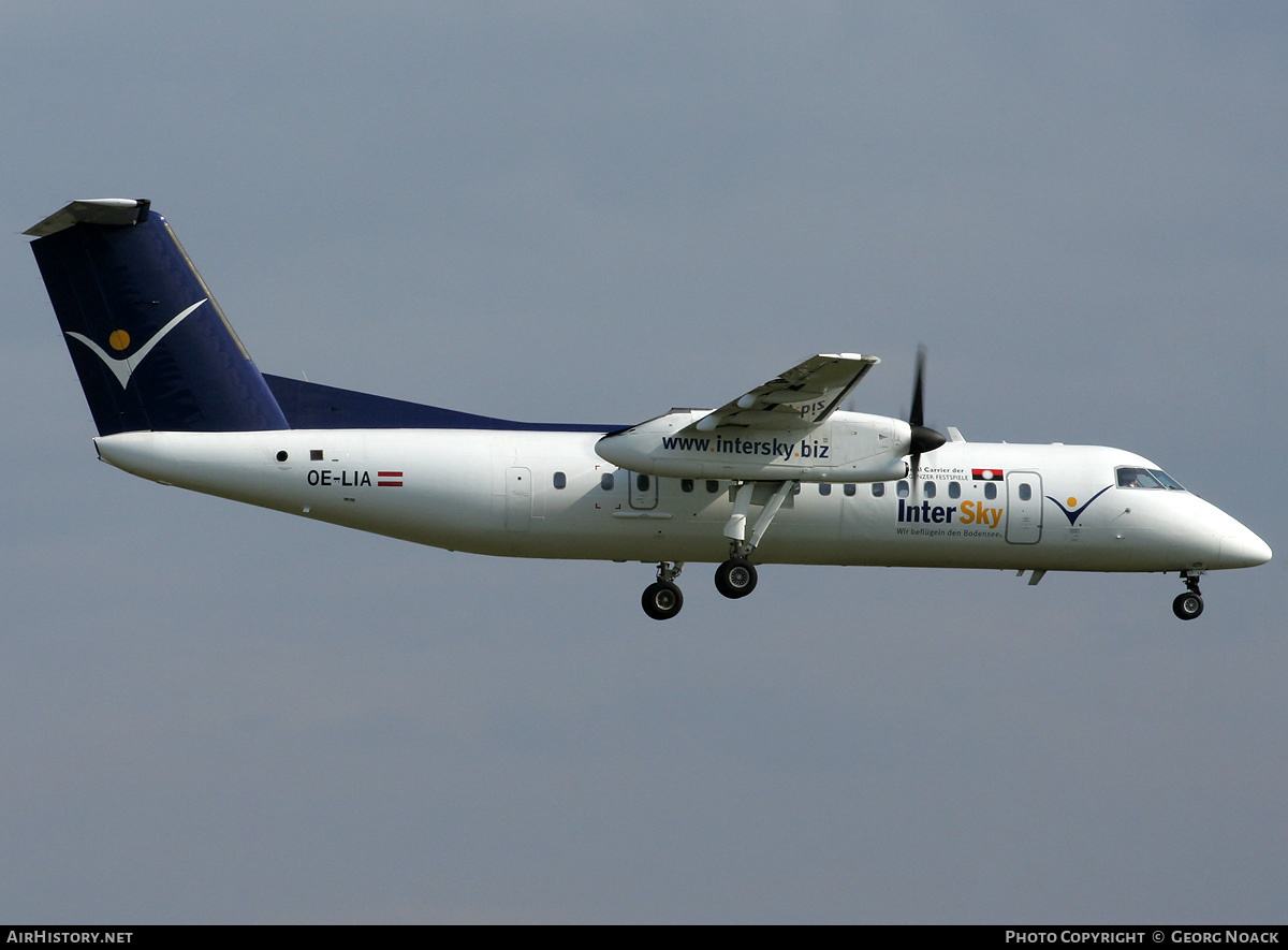 Aircraft Photo of OE-LIA | Bombardier DHC-8-311Q Dash 8 | InterSky | AirHistory.net #39692