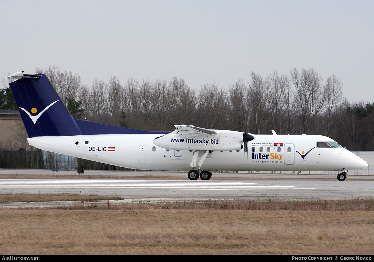 Aircraft Photo of OE-LIC | Bombardier DHC-8-314Q Dash 8 | InterSky | AirHistory.net #39696