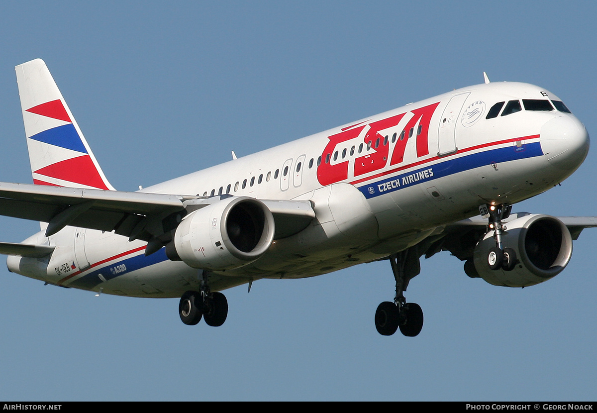 Aircraft Photo of OK-GEB | Airbus A320-214 | ČSA - Czech Airlines | AirHistory.net #39722