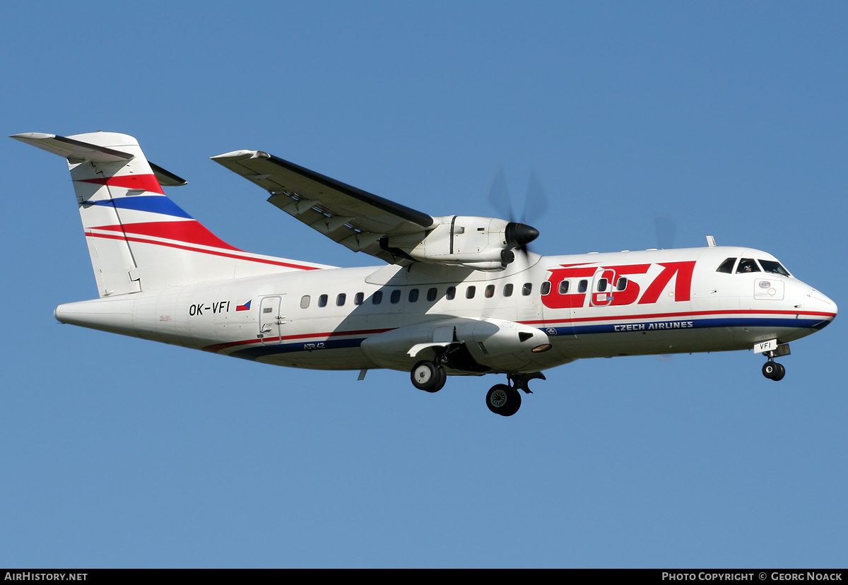 Aircraft Photo of OK-VFI | ATR ATR-42-320 | ČSA - Czech Airlines | AirHistory.net #39743