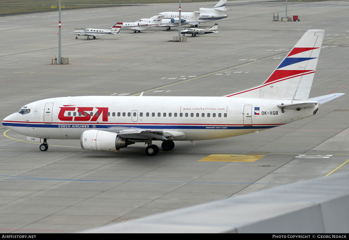 Aircraft Photo of OK-XGB | Boeing 737-55S | ČSA - Czech Airlines | AirHistory.net #39749