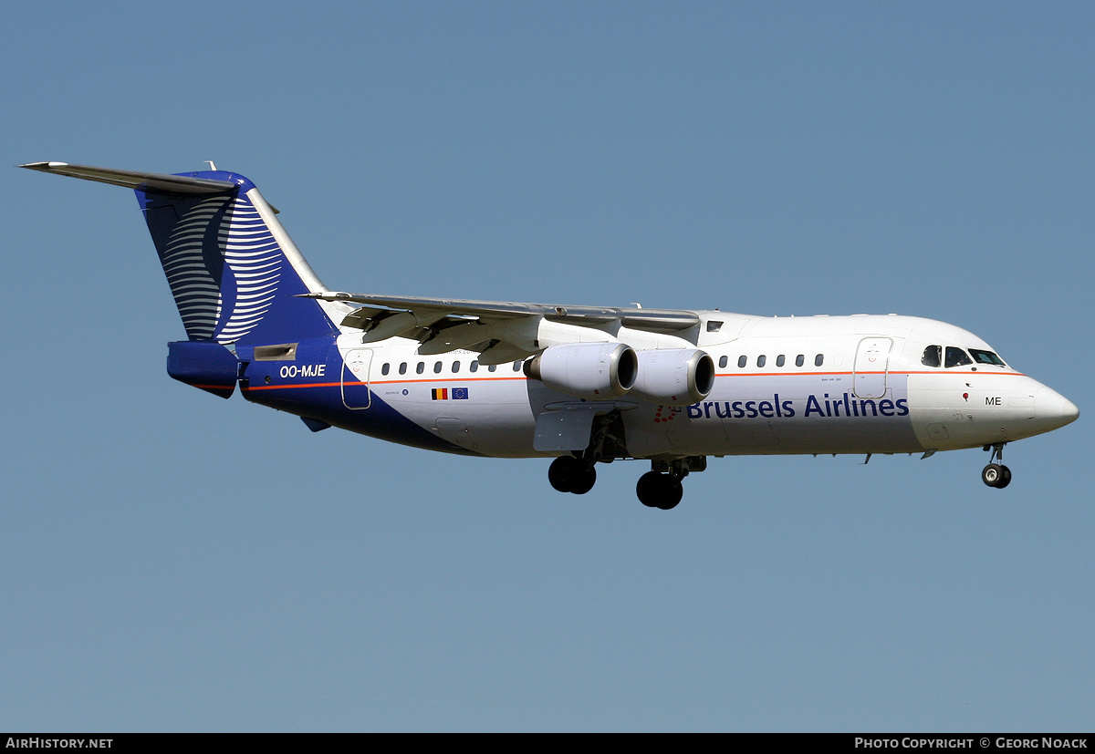 Aircraft Photo of OO-MJE | British Aerospace BAe-146-200 | Brussels Airlines | AirHistory.net #39773