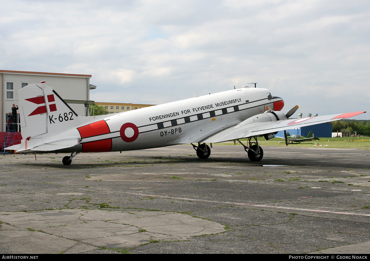 Aircraft Photo of OY-BPB / K-682 | Douglas C-47A Skytrain | Foreningen for Flyvende Museumsfly / DC-3 Vennerne | Denmark - Air Force | AirHistory.net #39779