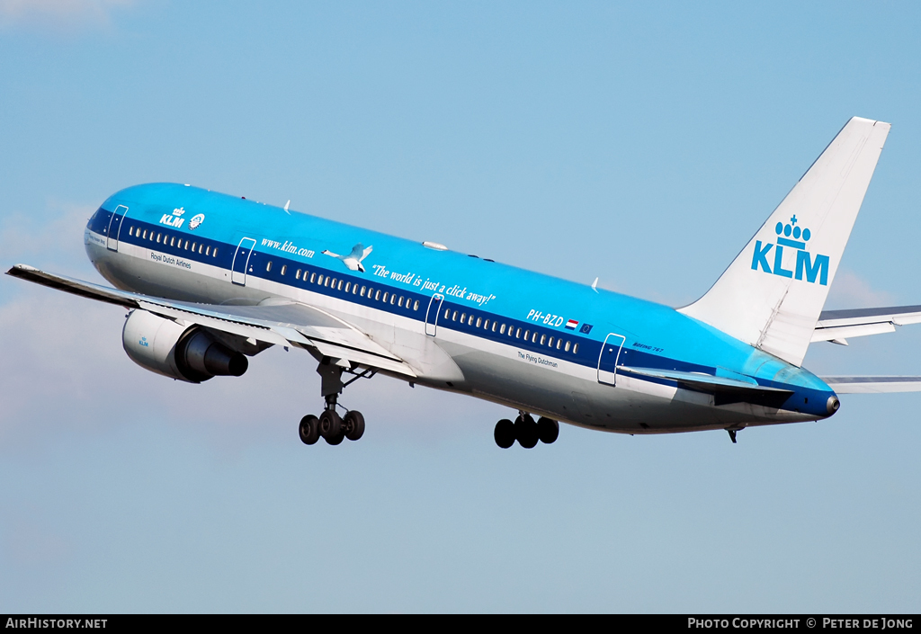 Aircraft Photo of PH-BZD | Boeing 767-306/ER | KLM - Royal Dutch Airlines | AirHistory.net #39828