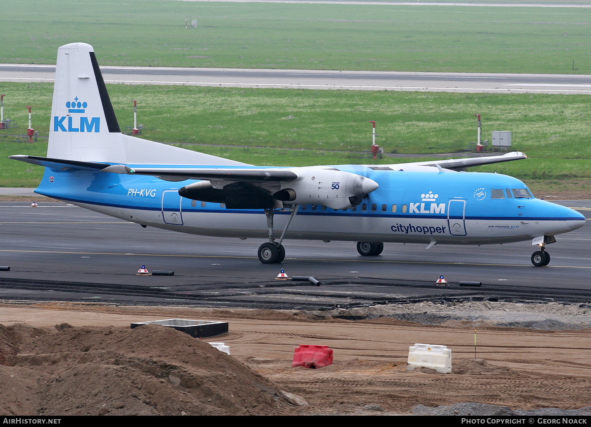 Aircraft Photo of PH-KVG | Fokker 50 | KLM Cityhopper | AirHistory.net #39841