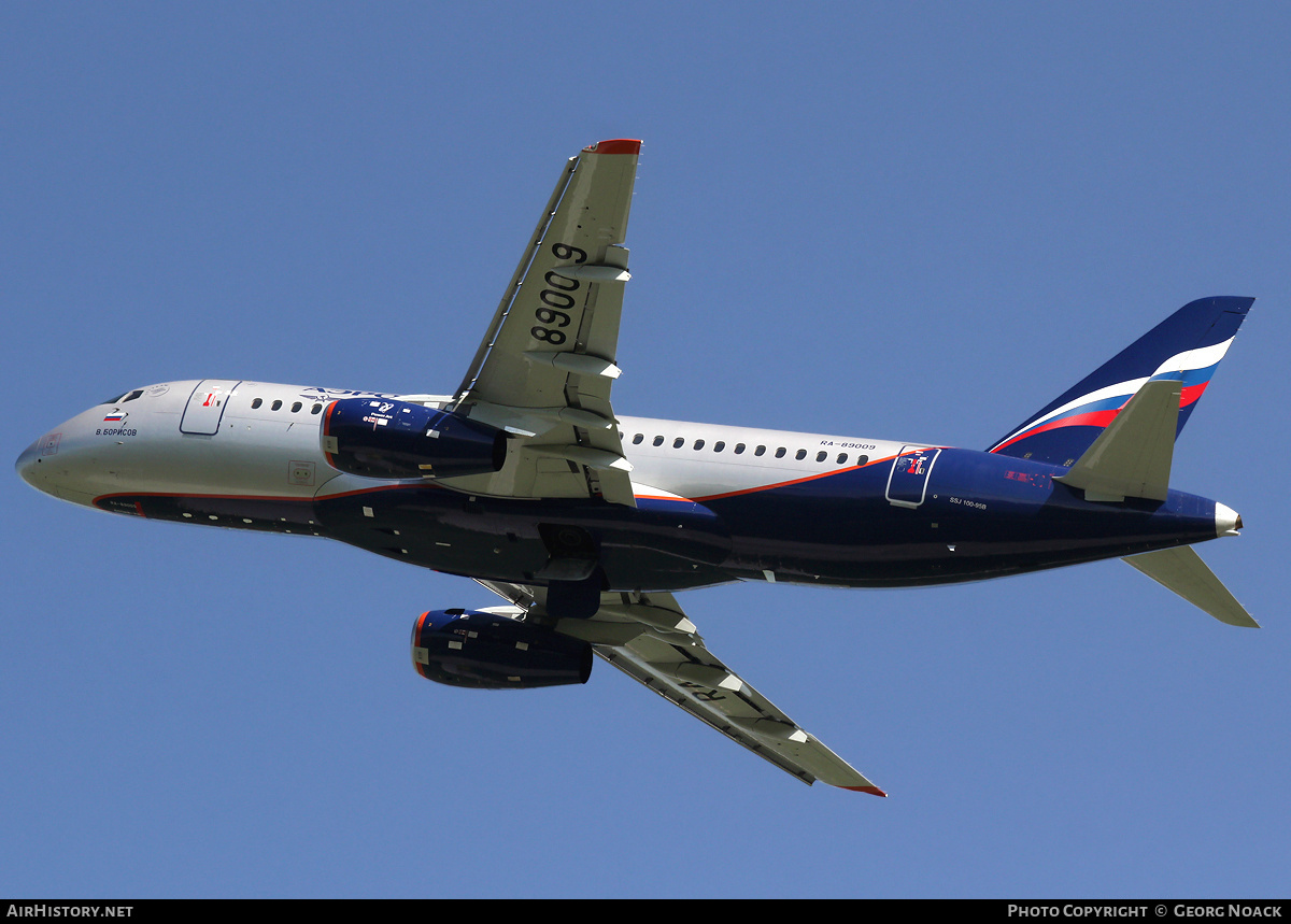 Aircraft Photo of RA-89009 | Sukhoi SSJ-100-95B Superjet 100 (RRJ-95B) | Aeroflot - Russian Airlines | AirHistory.net #39864