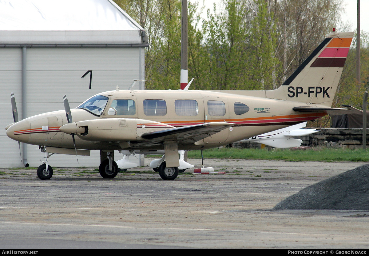 Aircraft Photo of SP-FPK | Piper PA-31-310 Navajo | MGGP Aero | AirHistory.net #39878