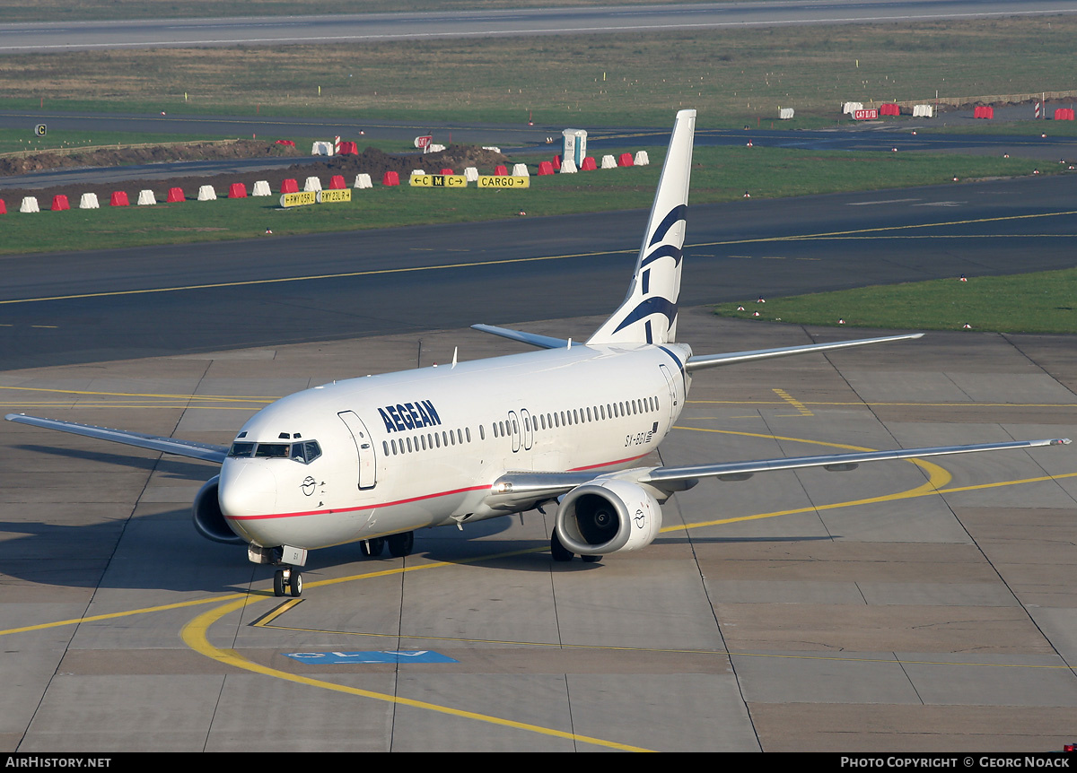 Aircraft Photo of SX-BGX | Boeing 737-46B | Aegean Airlines | AirHistory.net #39886