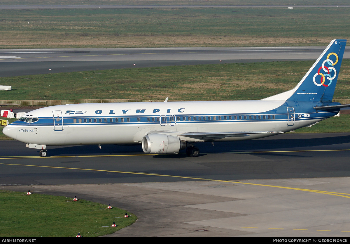 Aircraft Photo of SX-BKE | Boeing 737-484 | Olympic | AirHistory.net #39888