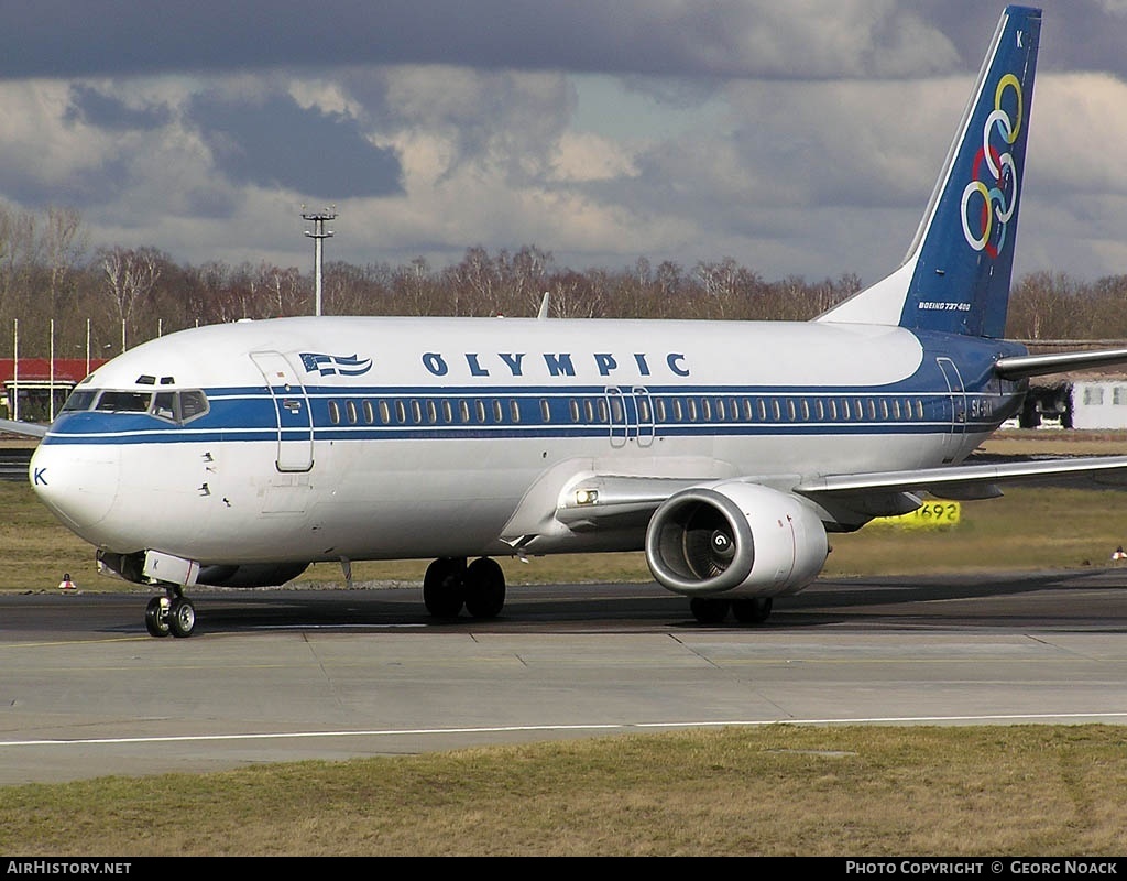 Aircraft Photo of SX-BKK | Boeing 737-4Q8 | Olympic | AirHistory.net #39889