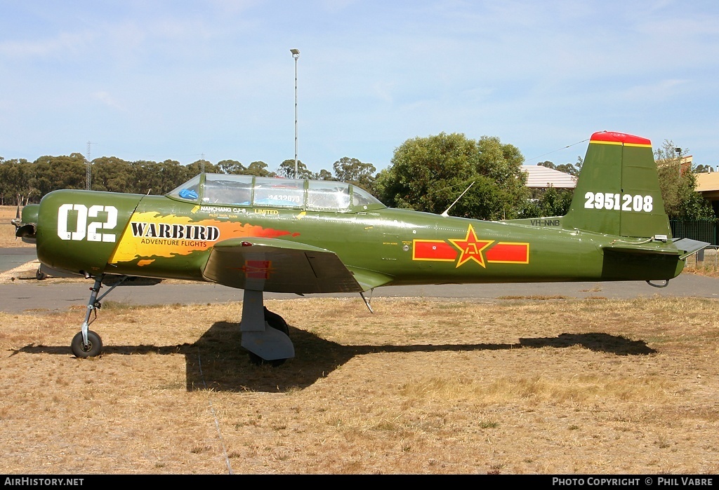 Aircraft Photo of VH-NNB | Nanchang CJ-6 | China - Air Force | AirHistory.net #39900