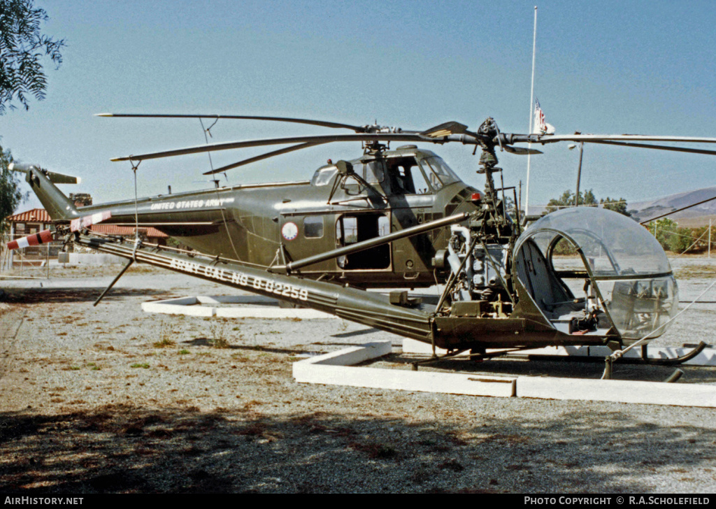 Aircraft Photo of 56-2259 / 0-62259 | Hiller OH-23C Raven (UH-12C) | USA - Army | AirHistory.net #39907