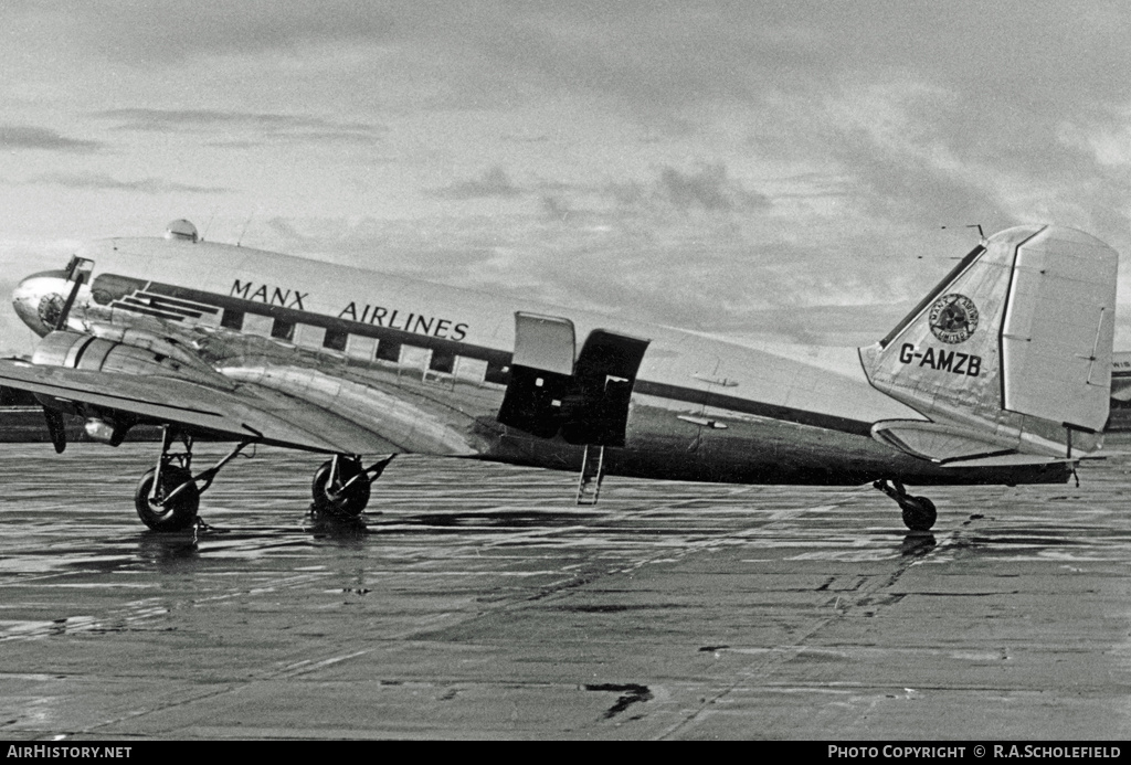 Aircraft Photo of G-AMZB | Douglas C-47B Dakota Mk.4 | Manx Airlines | AirHistory.net #39919