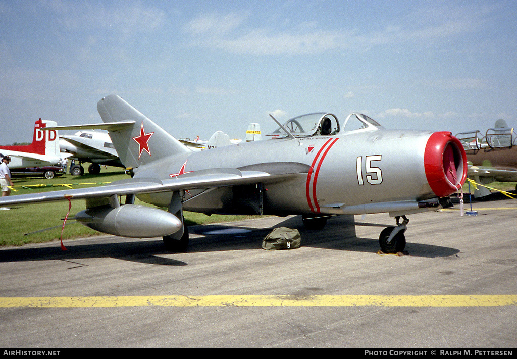 Aircraft Photo of N15PE / 15 white | Mikoyan-Gurevich MiG-15bis | AirHistory.net #39933