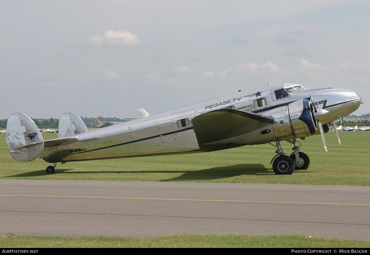 Aircraft Photo of F-AZLL | Lockheed 12-A Electra Junior | Pegase TV | AirHistory.net #39961