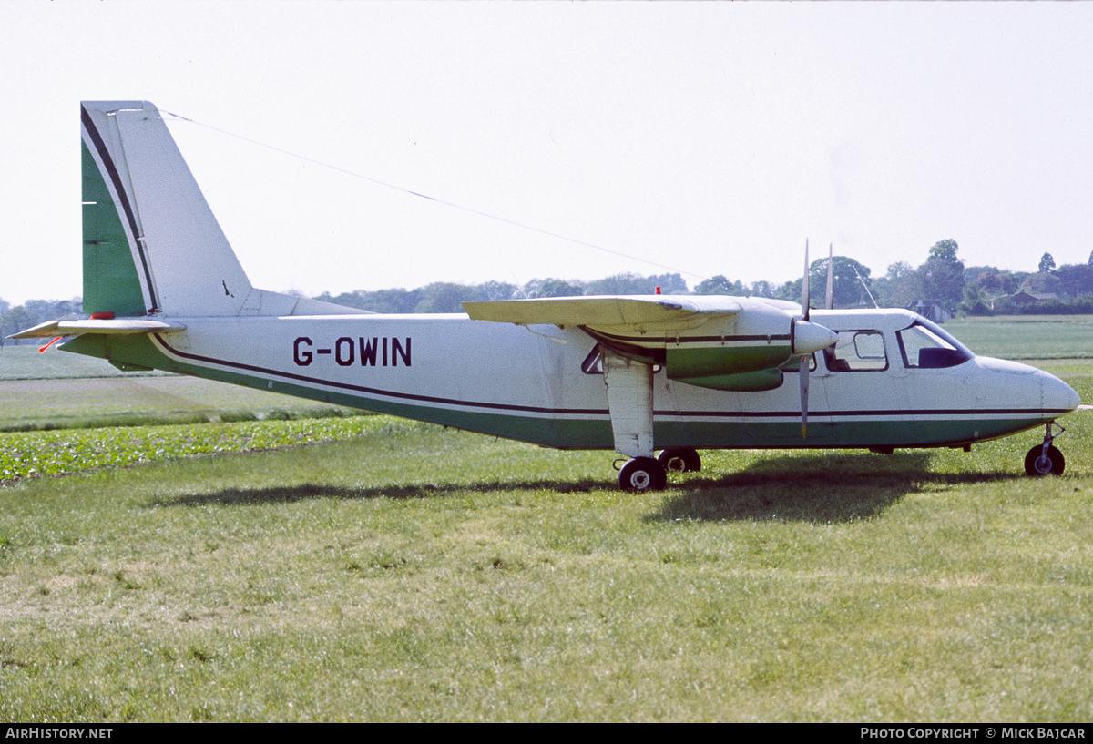 Aircraft Photo of G-OWIN | Britten-Norman BN-2A-8 Islander | AirHistory.net #39970