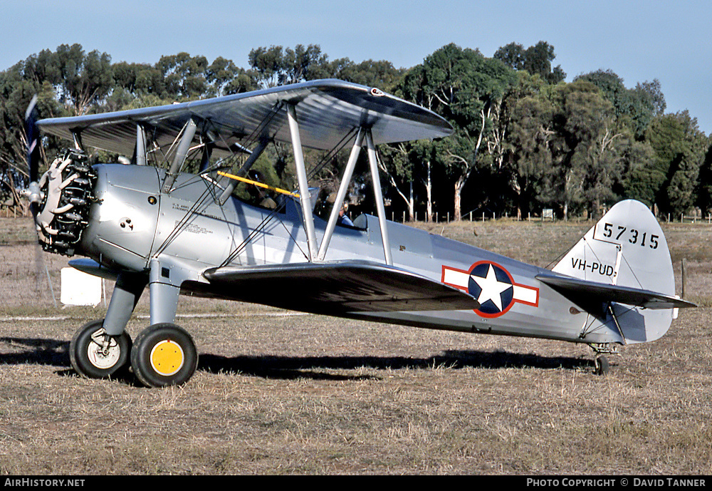 Aircraft Photo of VH-PUD / 57315 | Boeing N2S-3 Kaydet (B75N1) | USA - Air Force | AirHistory.net #40095