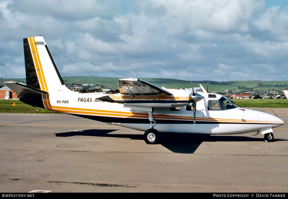 Aircraft Photo of VH-PAR | Rockwell 500S Shrike Commander | Pagas Airlines | AirHistory.net #40112