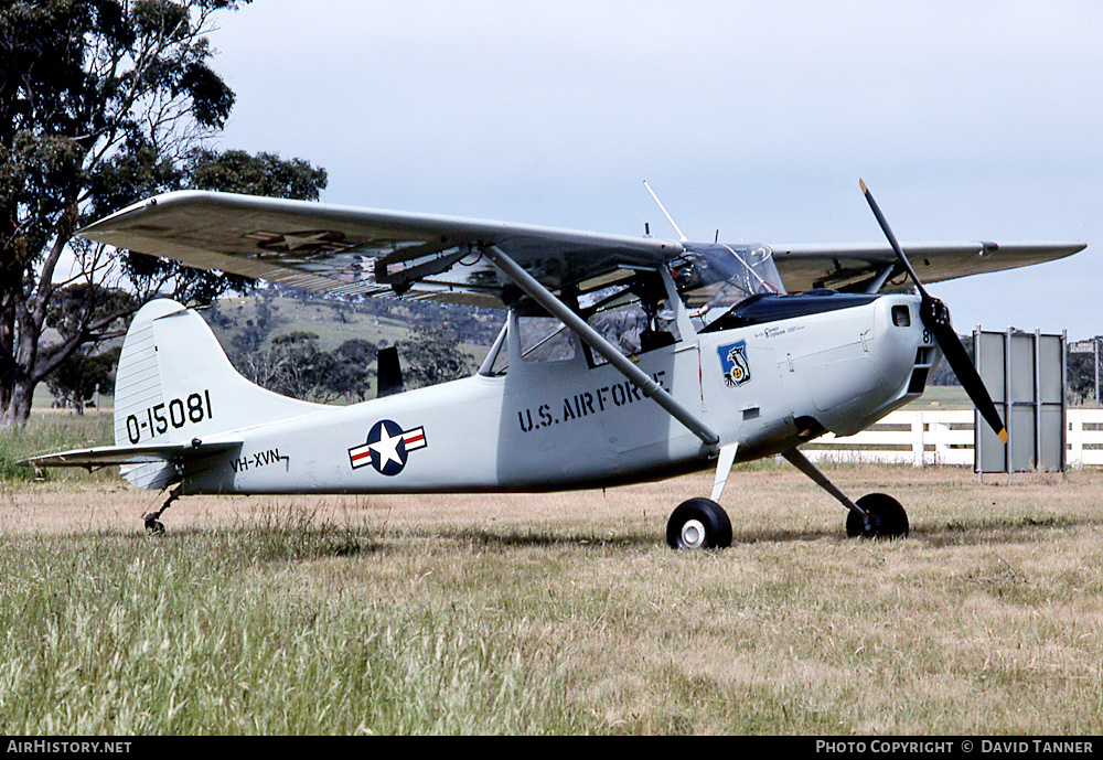 Aircraft Photo of VH-XVN / 0-15081 | Cessna O-1A Bird Dog (305A/L-19A) | USA - Air Force | AirHistory.net #40140