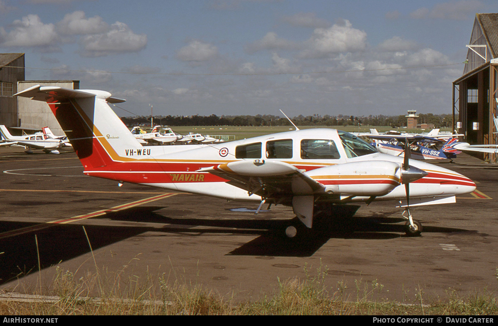 Aircraft Photo of VH-WEU | Beech 76 Duchess | Navair | AirHistory.net #40152