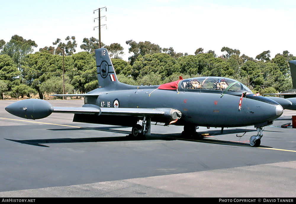 Aircraft Photo of A7-16 | Commonwealth CA-30 (MB-326H) | Australia - Air Force | AirHistory.net #40157