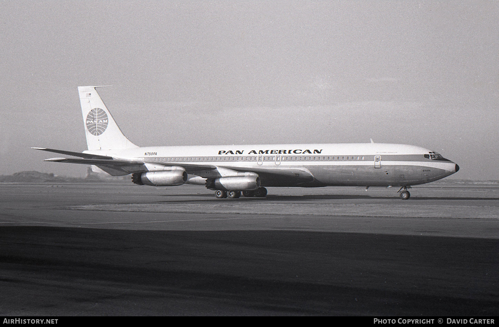 Aircraft Photo of N758PA | Boeing 707-321 | Pan American World Airways - Pan Am | AirHistory.net #40169