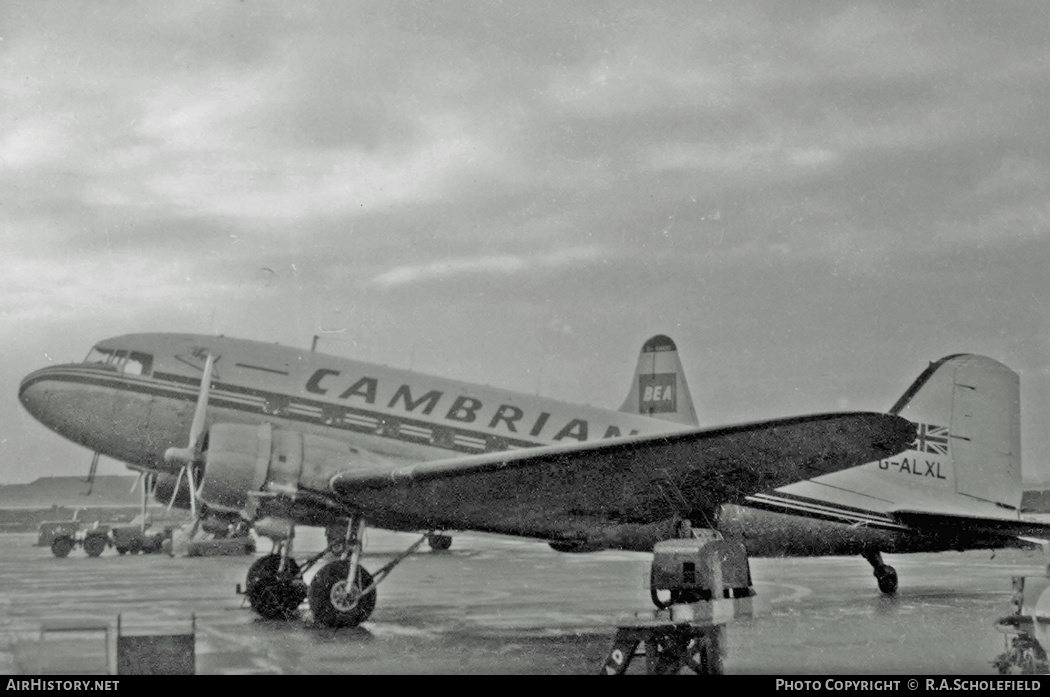 Aircraft Photo of G-ALXL | Douglas C-47B Skytrain | Cambrian Airways | AirHistory.net #40203