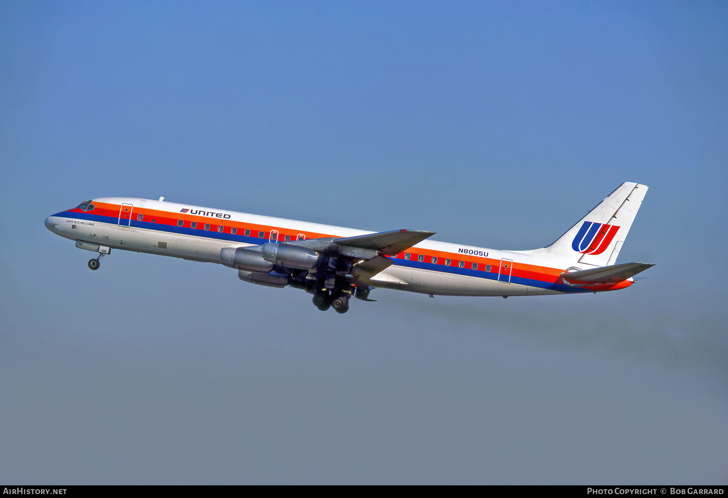 Aircraft Photo of N8005U | Douglas DC-8-21 | United Airlines | AirHistory.net #40233