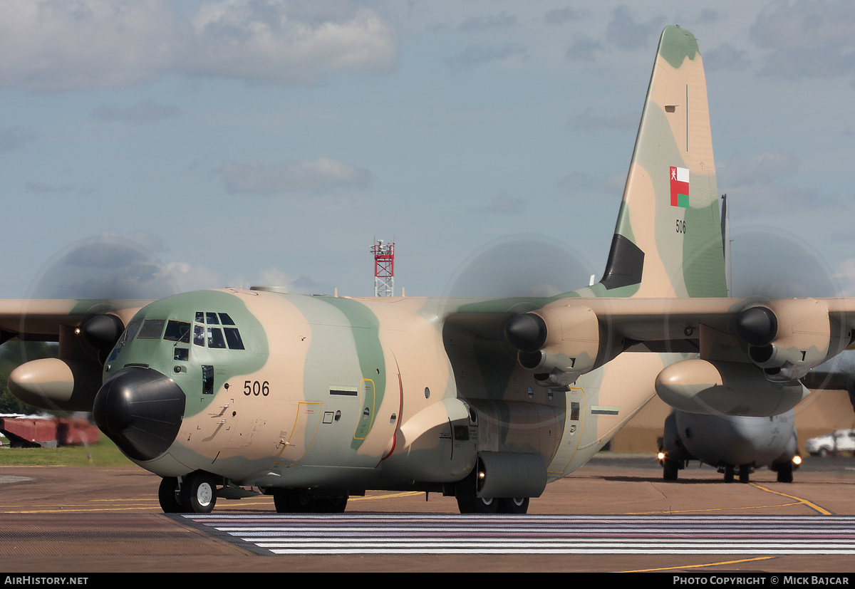 Aircraft Photo of 506 | Lockheed Martin C-130J Hercules | Oman - Air Force | AirHistory.net #40252