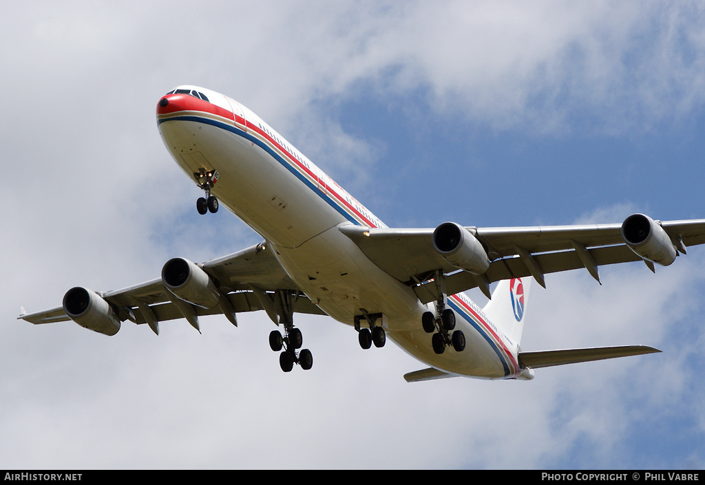 Aircraft Photo of B-2380 | Airbus A340-313 | China Eastern Airlines | AirHistory.net #40253