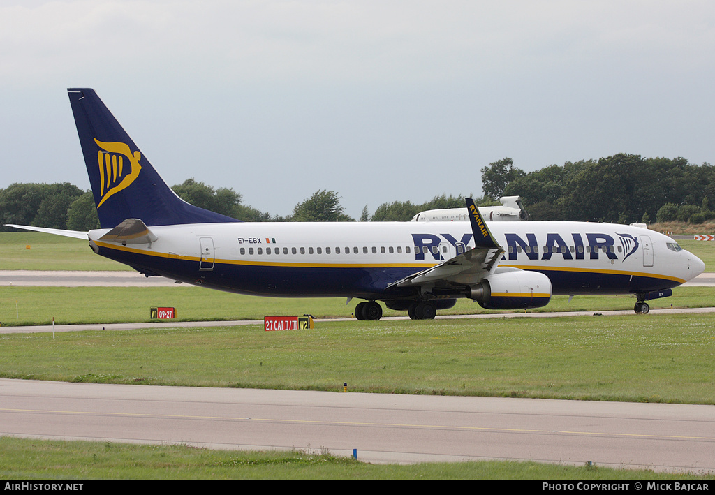 Aircraft Photo of EI-EBX | Boeing 737-8AS | Ryanair | AirHistory.net #40273