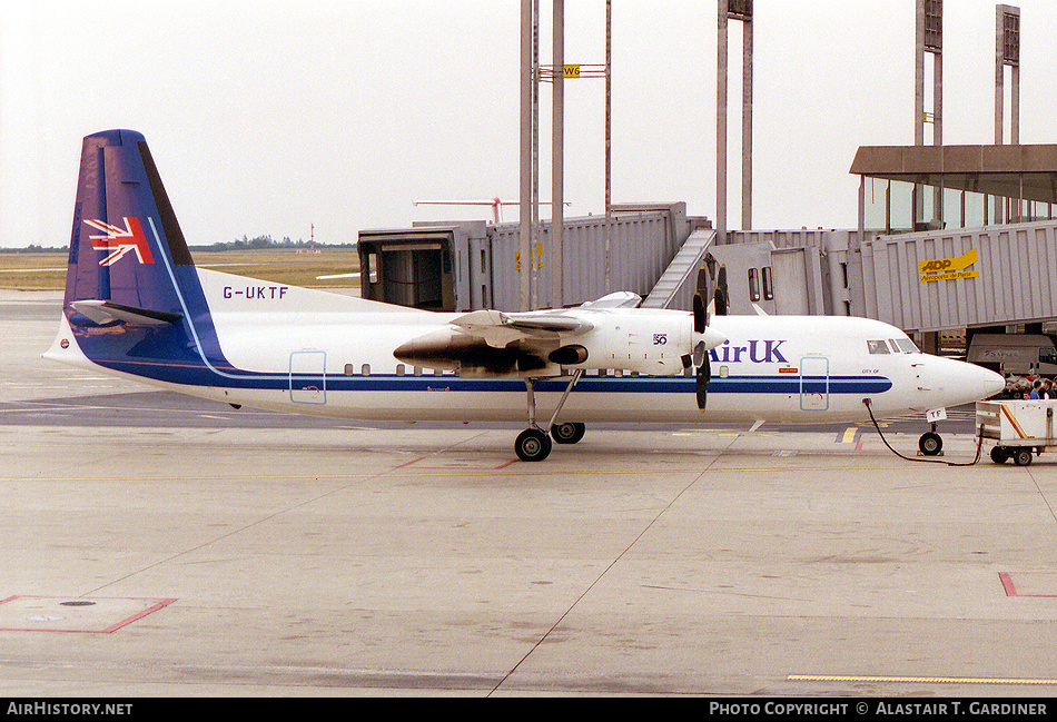 Aircraft Photo of G-UKTF | Fokker 50 | Air UK | AirHistory.net #40283