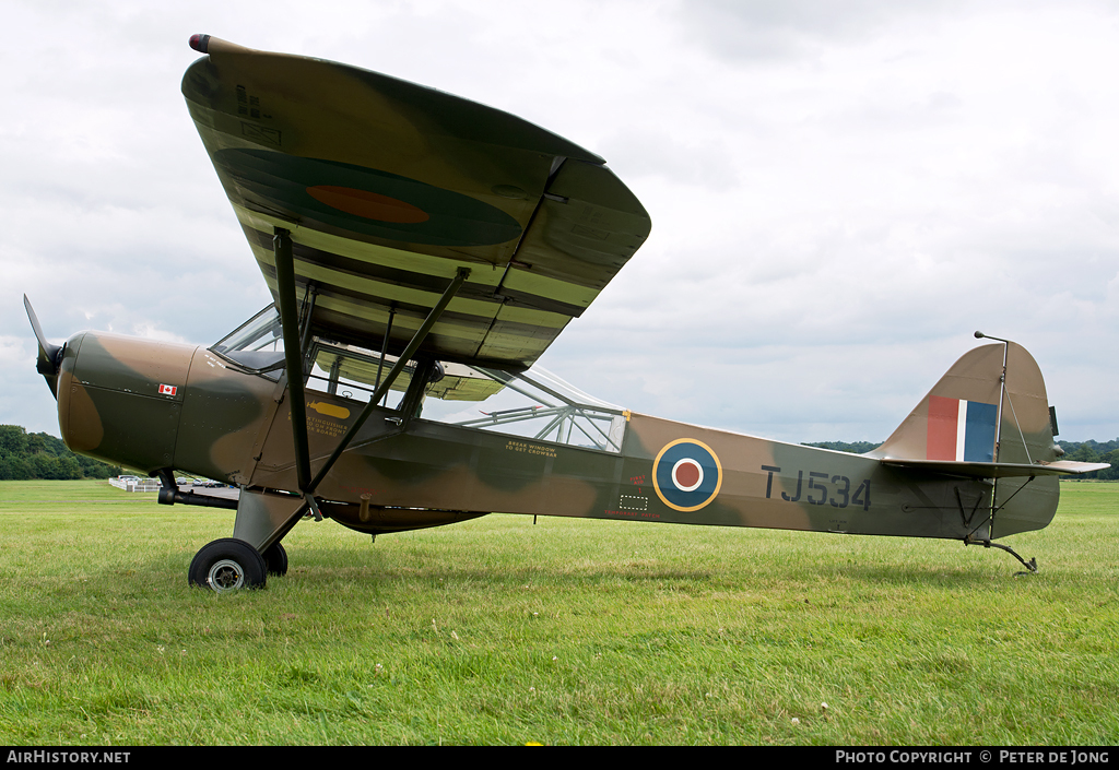 Aircraft Photo of G-AKSY / TJ534 | Auster 5 | UK - Air Force | AirHistory.net #40310