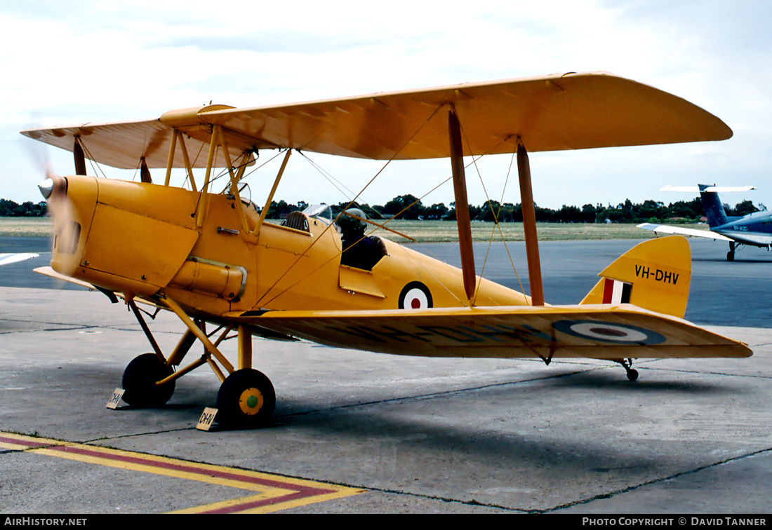 Aircraft Photo of VH-DHV / A17-394 | De Havilland D.H. 82A Tiger Moth | Australia - Air Force | AirHistory.net #40316