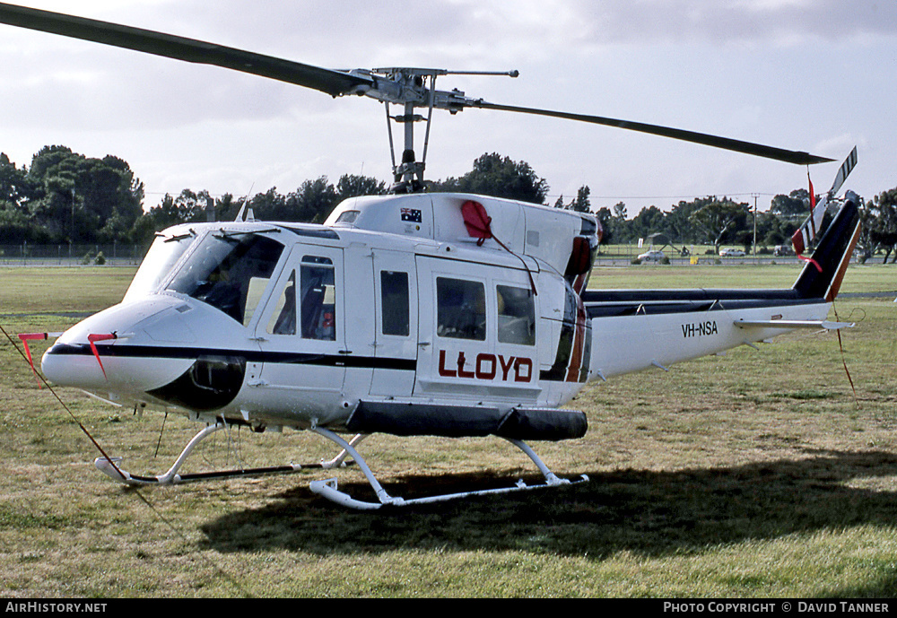 Aircraft Photo of VH-NSA | Bell 212 Twin Two-Twelve | Lloyd Helicopters | AirHistory.net #40321