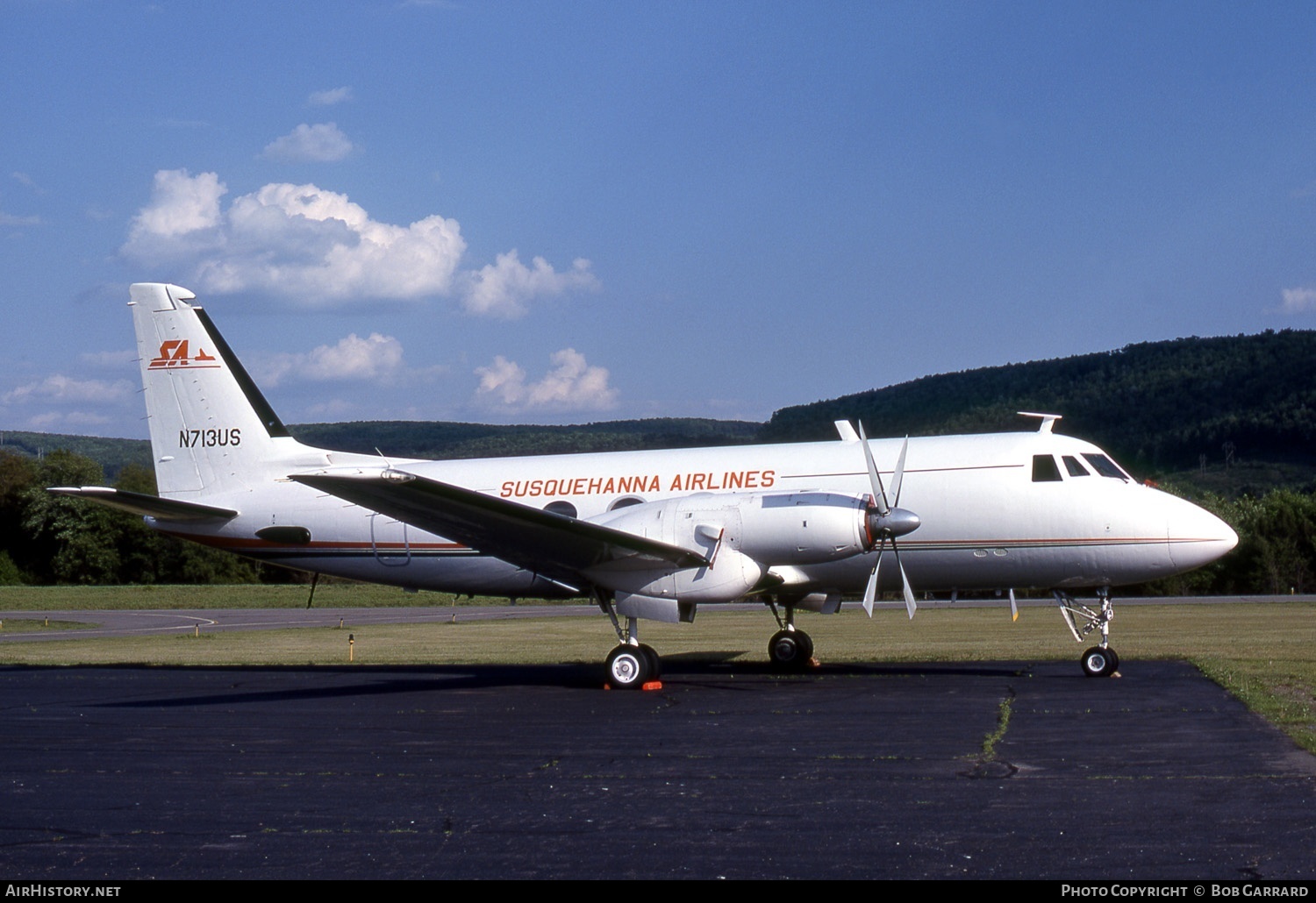 Aircraft Photo of N713US | Grumman G-159 Gulfstream I | Susquehanna Airlines | AirHistory.net #40349