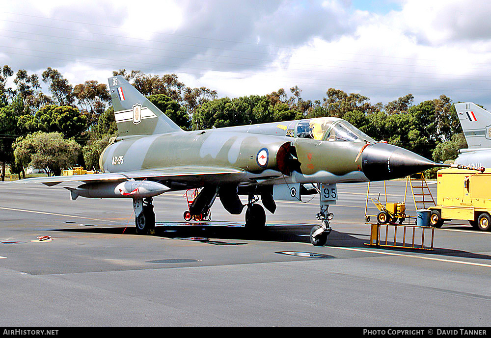 Aircraft Photo of A3-95 | Dassault Mirage IIIO(F/A) | Australia - Air Force | AirHistory.net #40366
