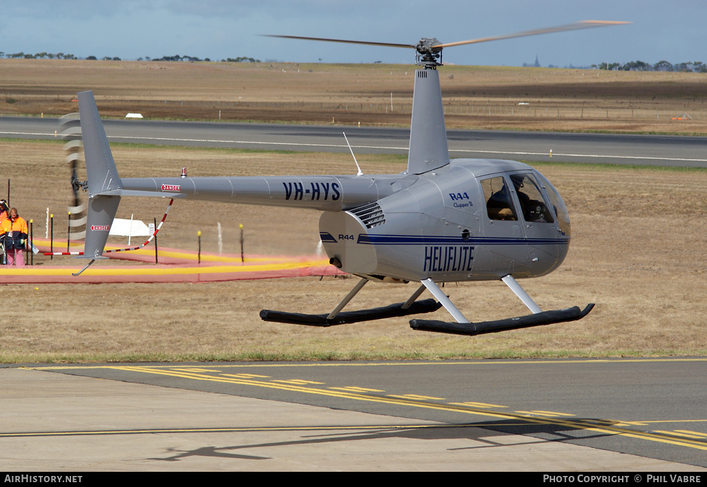 Aircraft Photo of VH-HYS | Robinson R-44 Clipper II | Heliflite | AirHistory.net #40383